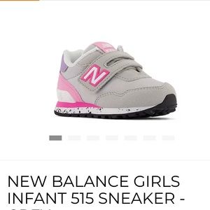 New Balance Toddler pink gray new balance shoes size 8.5 style new balance 515